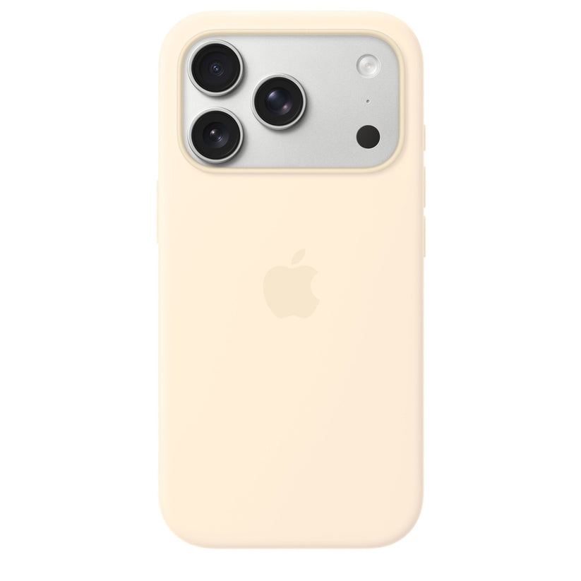 iPhone 17 Pro Silicone Case mit MagSafe – Vanille