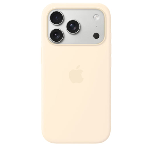 iPhone 17 Pro Silicone Case mit MagSafe – Vanille