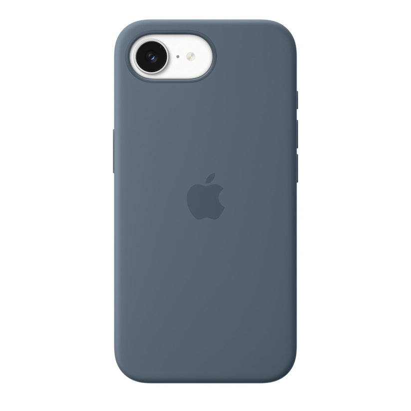iPhone 17e/16e Silicone Case mit MagSafe – Ankerblau