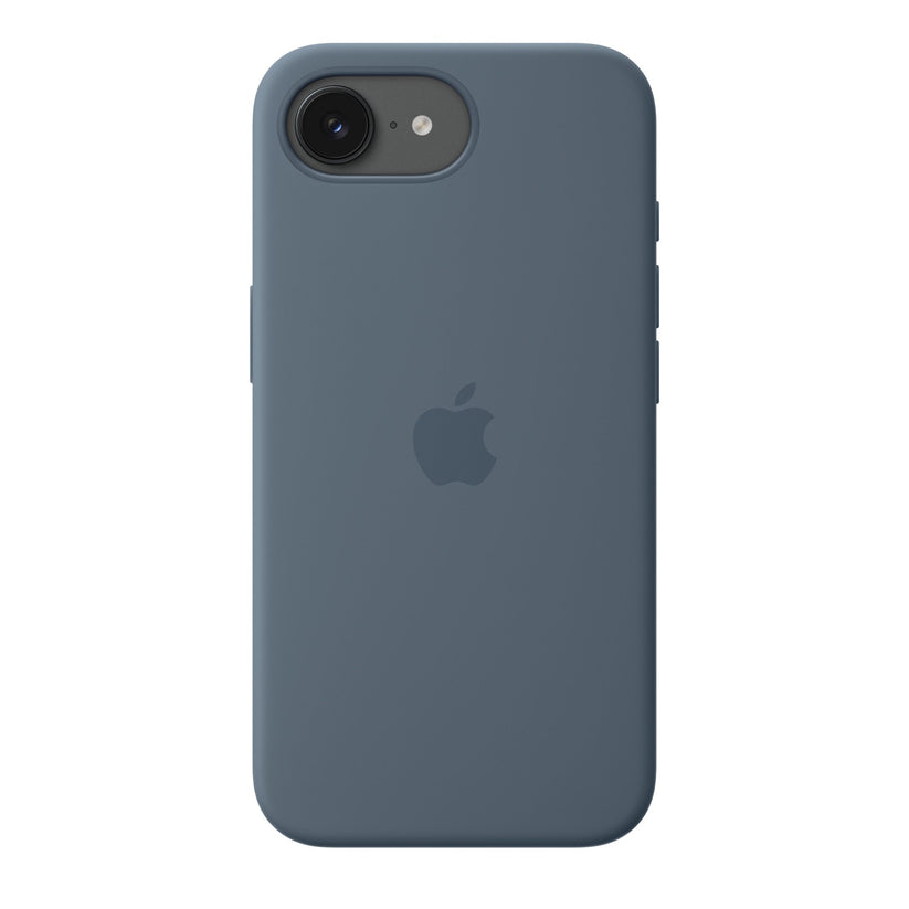 iPhone 17e/16e Silicone Case mit MagSafe – Ankerblau