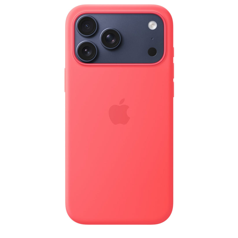 iPhone 17 Pro Max Silicone Case mit MagSafe – Helle Guave