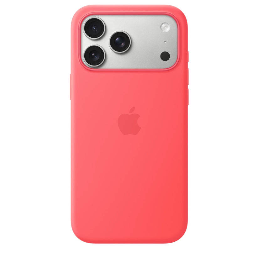 iPhone 17 Pro Max Silicone Case mit MagSafe – Helle Guave