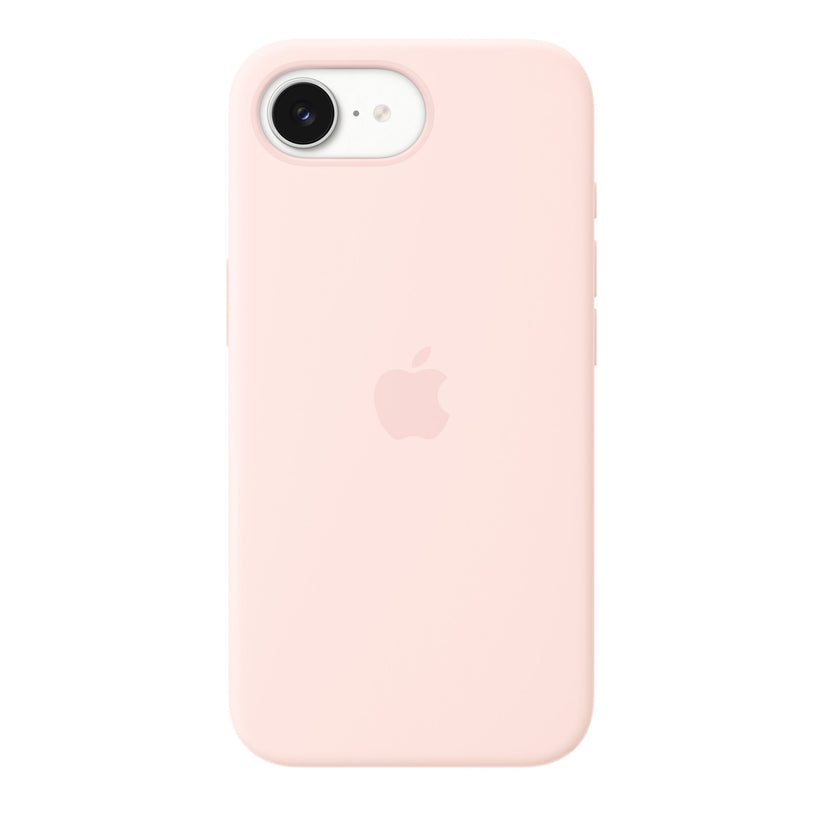 iPhone 17e/16e Silicone Case mit MagSafe – Zartrosa