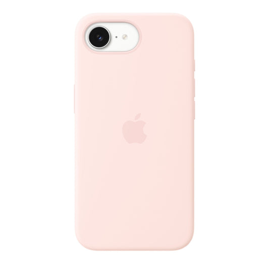 iPhone 17e/16e Silicone Case mit MagSafe – Zartrosa
