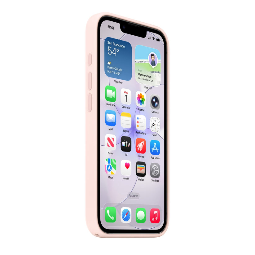 iPhone 17e/16e Silicone Case mit MagSafe – Zartrosa
