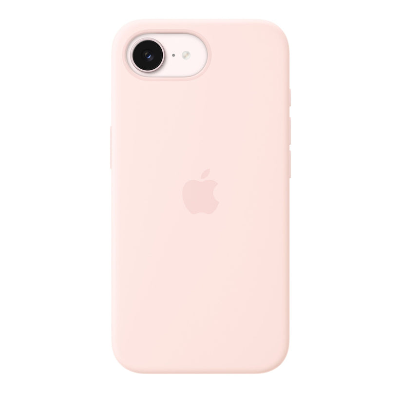 iPhone 17e/16e Silicone Case mit MagSafe – Zartrosa