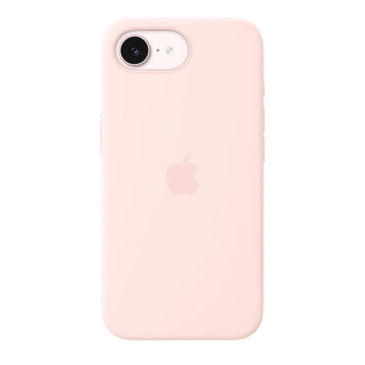 iPhone 17e/16e Silicone Case mit MagSafe – Zartrosa