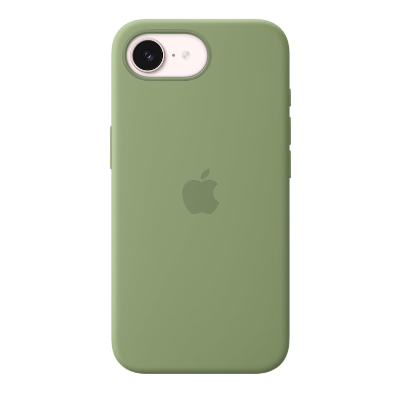 iPhone 17e/16e Silicone Case mit MagSafe – Helles Moos