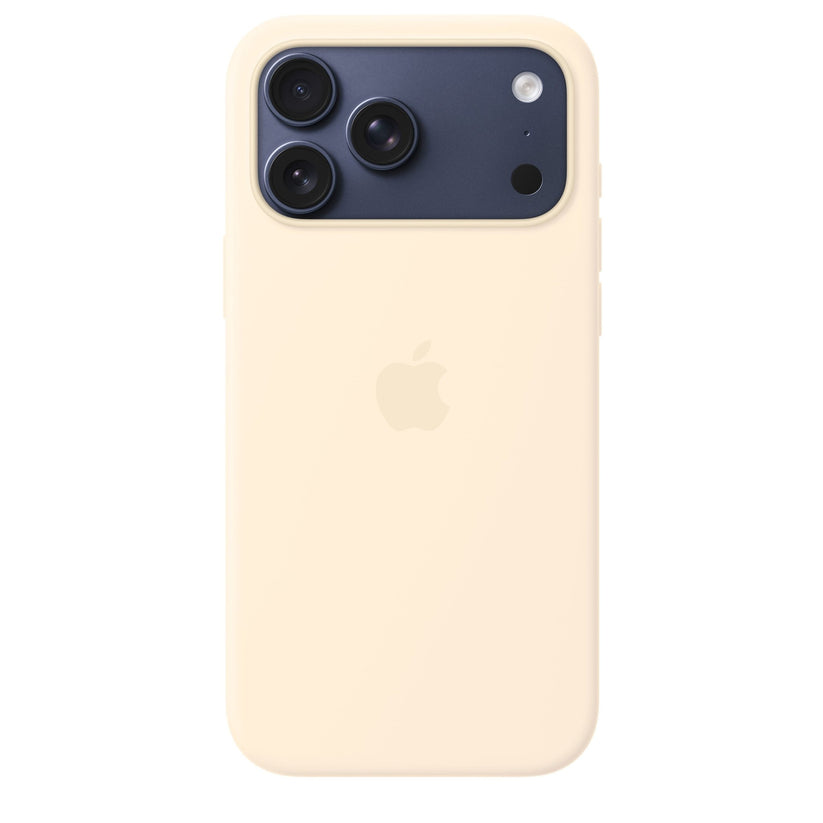 iPhone 17 Pro Max Silicone Case mit MagSafe – Vanille