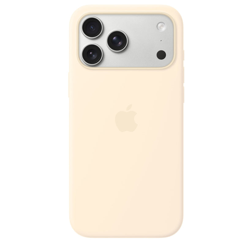 iPhone 17 Pro Max Silicone Case mit MagSafe – Vanille