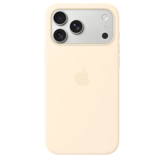 iPhone 17 Pro Max Silicone Case mit MagSafe – Vanille