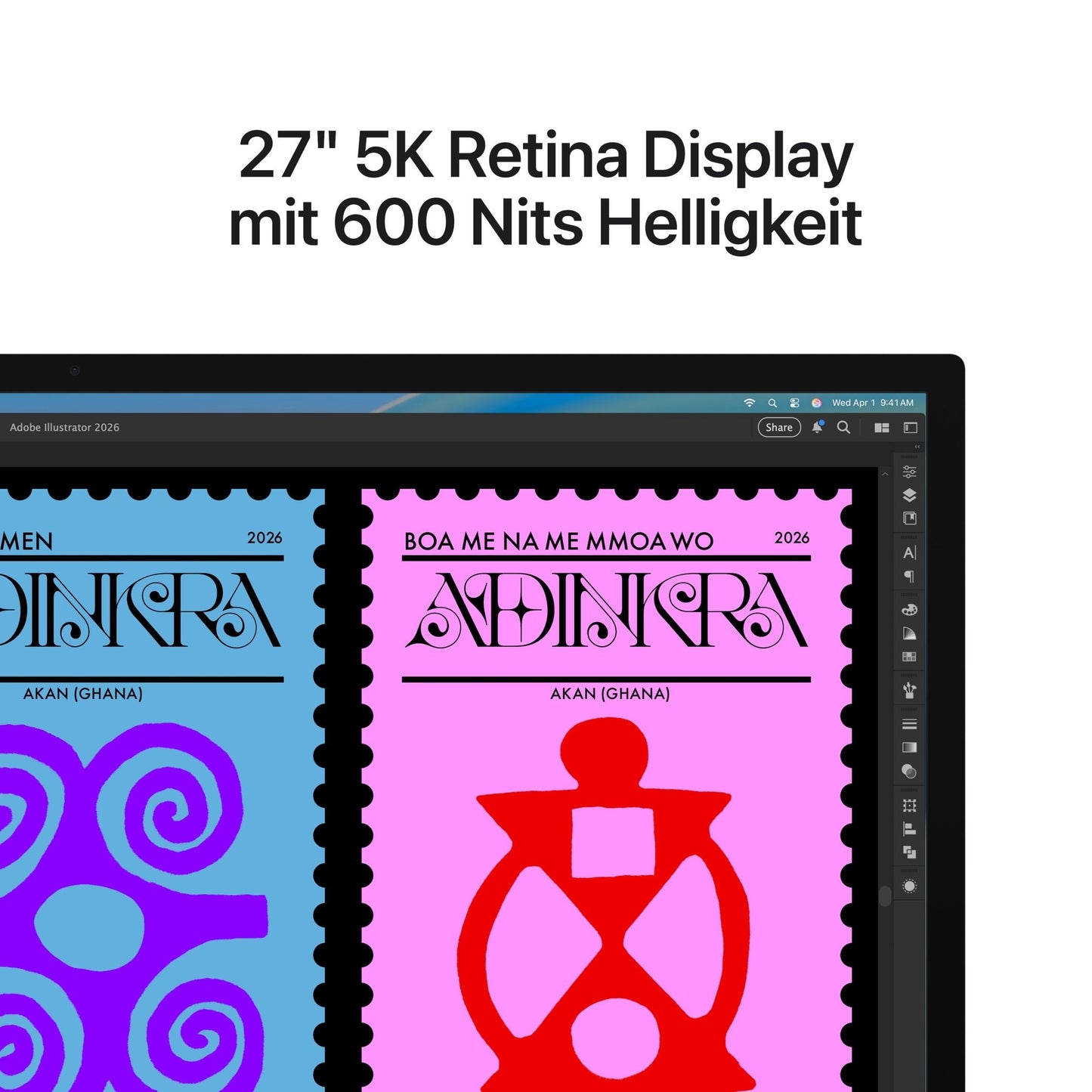Studio Display, Nanotexturglas, VESA Mount Adapter (Standfuß nicht enthalten)
