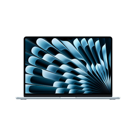 MacBook Air 15 Zoll mit M5 chip, 10-core CPU und 10-core GPU, 16GB, 1TB SSD, Himmelblau
