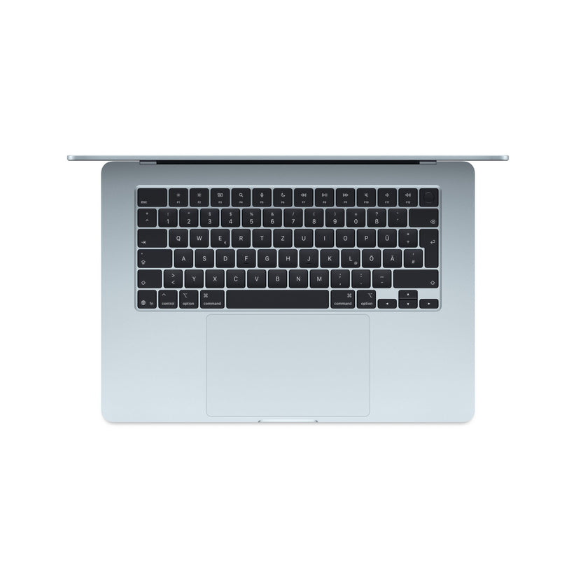 MacBook Air 15 Zoll mit M5 chip, 10-core CPU und 10-core GPU, 24GB, 1TB SSD, Himmelblau