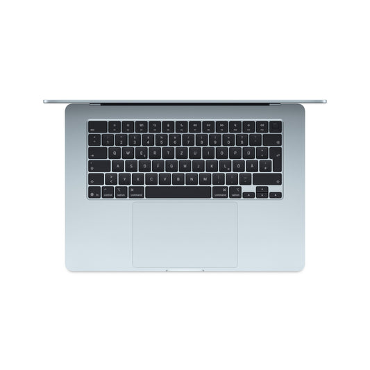 MacBook Air 15 Zoll mit M5 chip, 10-core CPU und 10-core GPU, 24GB, 1TB SSD, Himmelblau