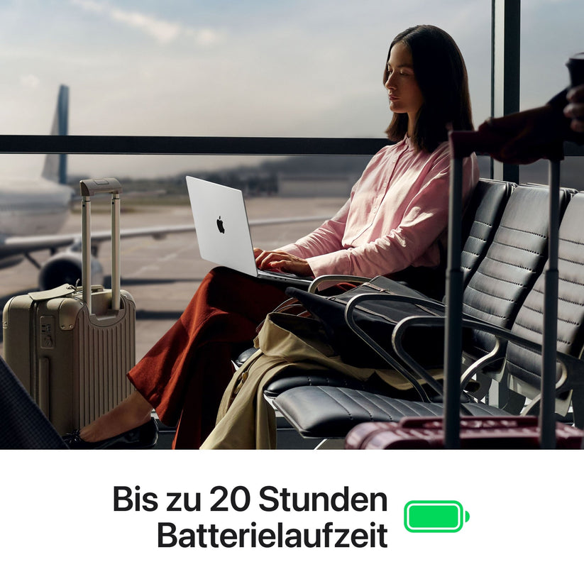 MacBook Pro 14 Zoll mit M5 Max chip, 18-core CPU und 32-core GPU, 36GB, 2TB SSD, Space Schwarz