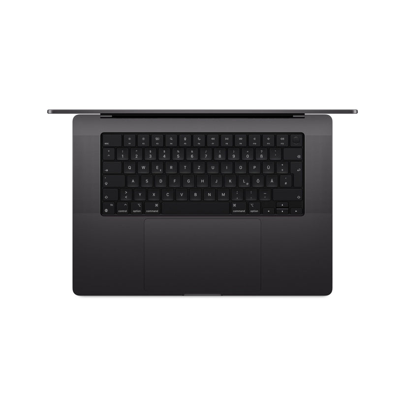 MacBook Pro 16 Zoll mit M5 Max chip, 18-core CPU und 32-core GPU, 36GB, 2TB SSD, Space Schwarz