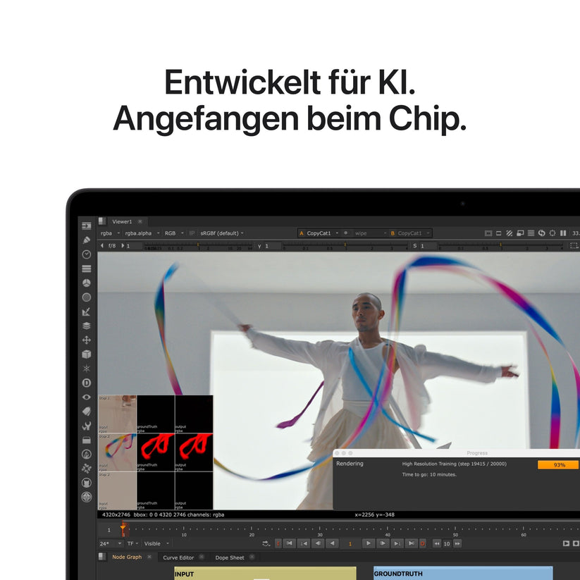 MacBook Pro 16 Zoll mit M5 Max chip, 18-core CPU und 32-core GPU, 36GB, 2TB SSD, Space Schwarz