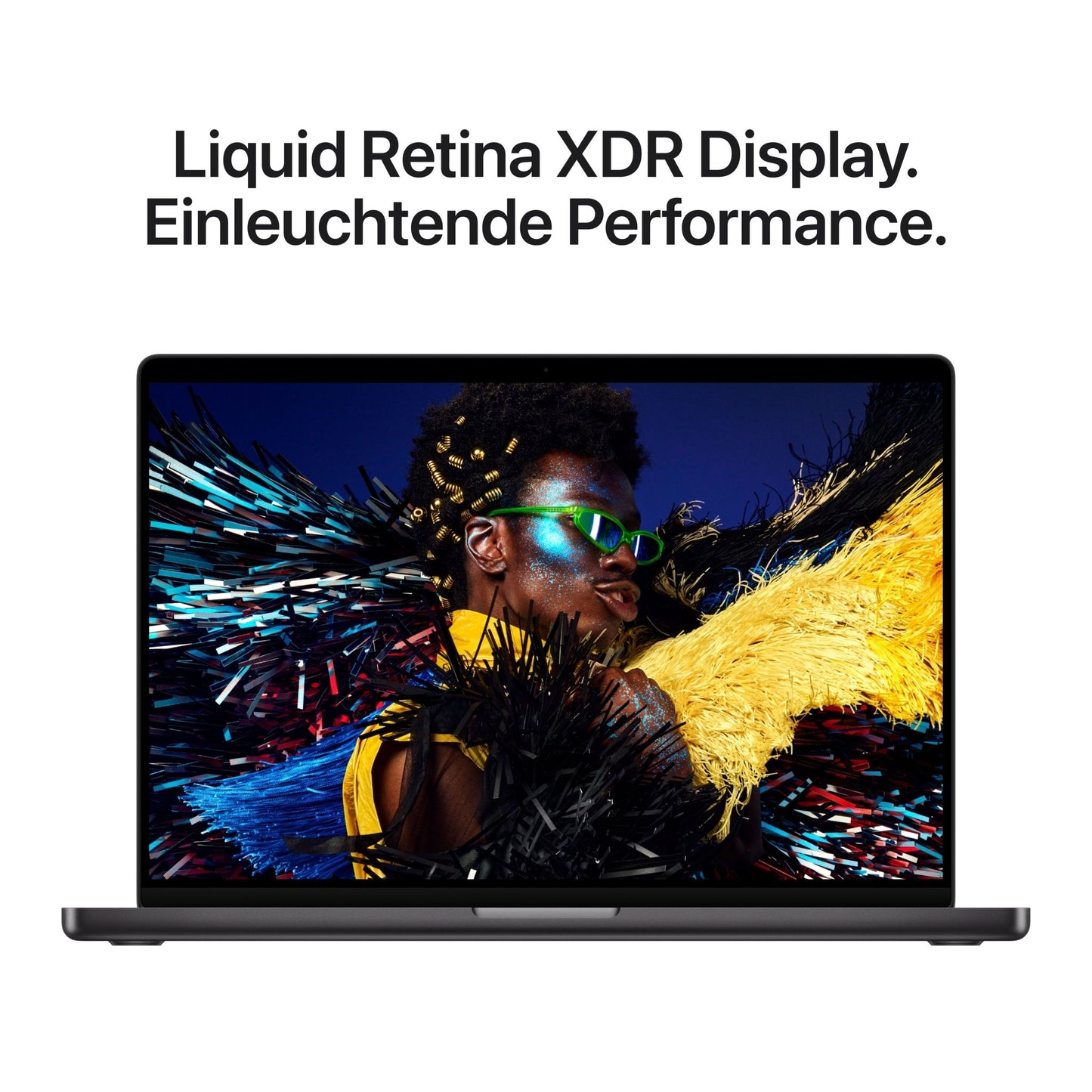 MacBook Pro 16 Zoll mit M5 Max chip, 18-core CPU und 32-core GPU, 36GB, 2TB SSD, Space Schwarz