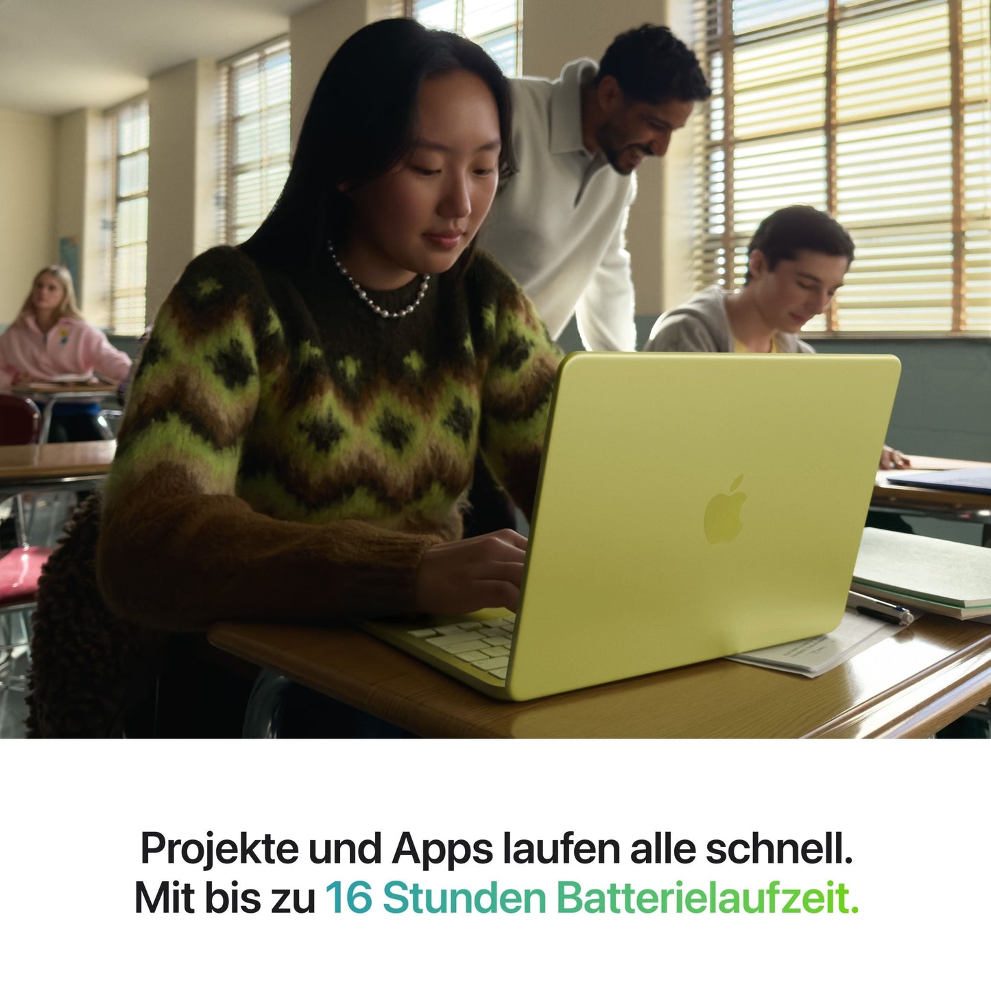 MacBook Neo 13 Zoll mit A18 Pro chip, 6-core CPU und 5-core GPU, 8GB, 256GB SSD, Indigo