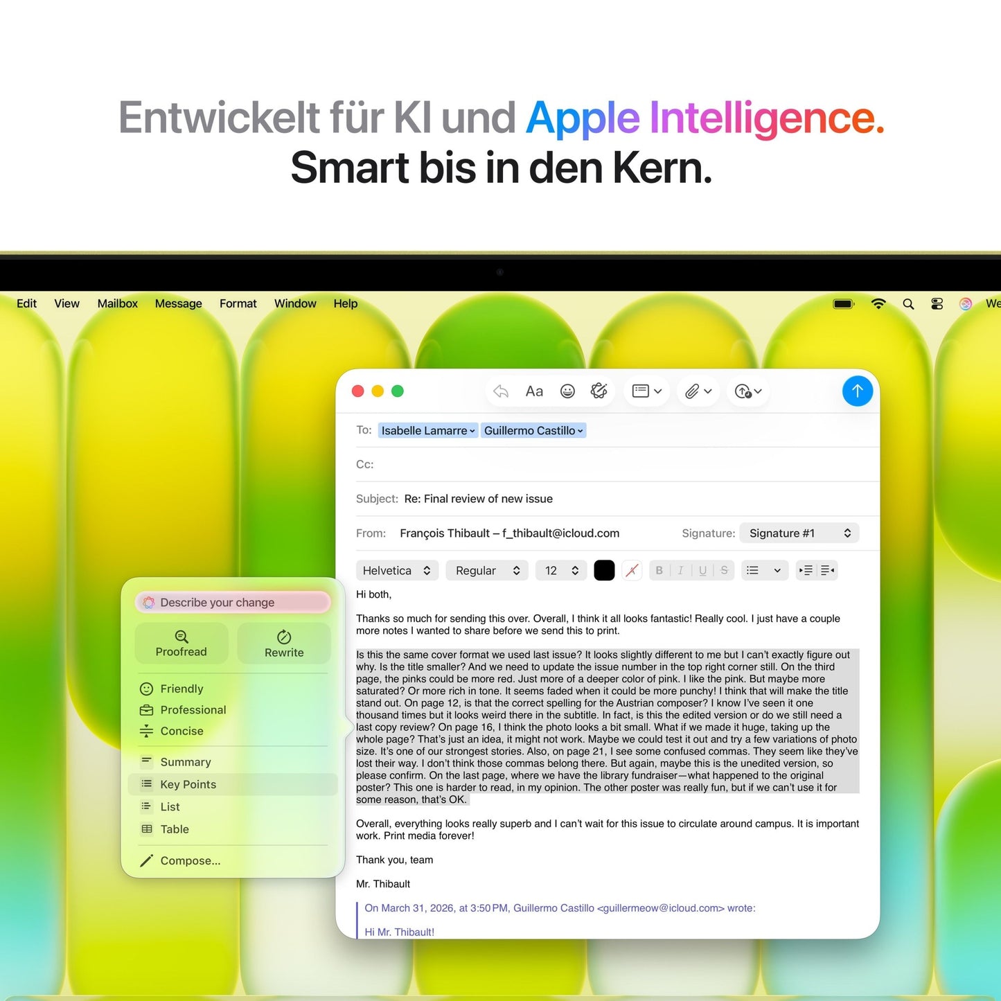 MacBook Neo 13 Zoll mit A18 Pro chip, 6-core CPU und 5-core GPU, 8GB, 512GB SSD, Touch ID, Citrus