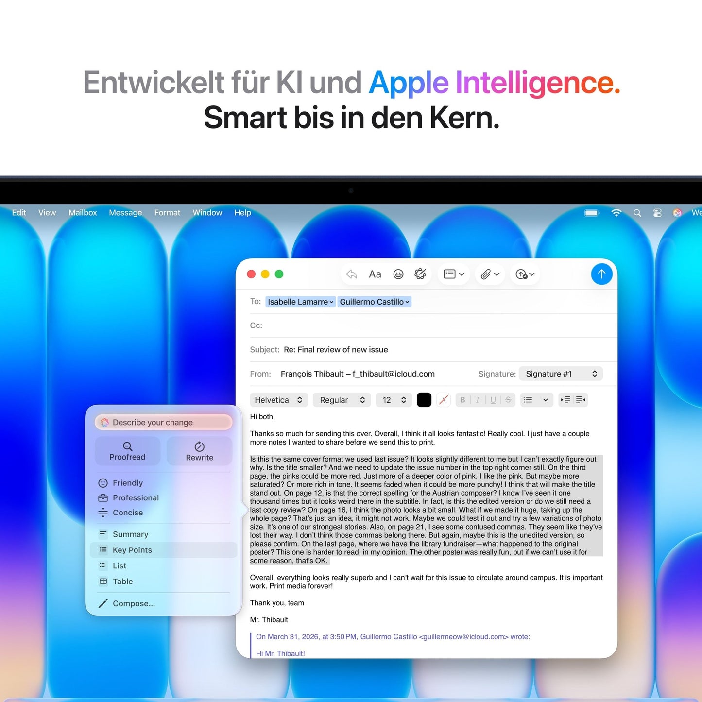 MacBook Neo 13 Zoll mit A18 Pro chip, 6-core CPU und 5-core GPU, 8GB, 512GB SSD, Touch ID, Indigo