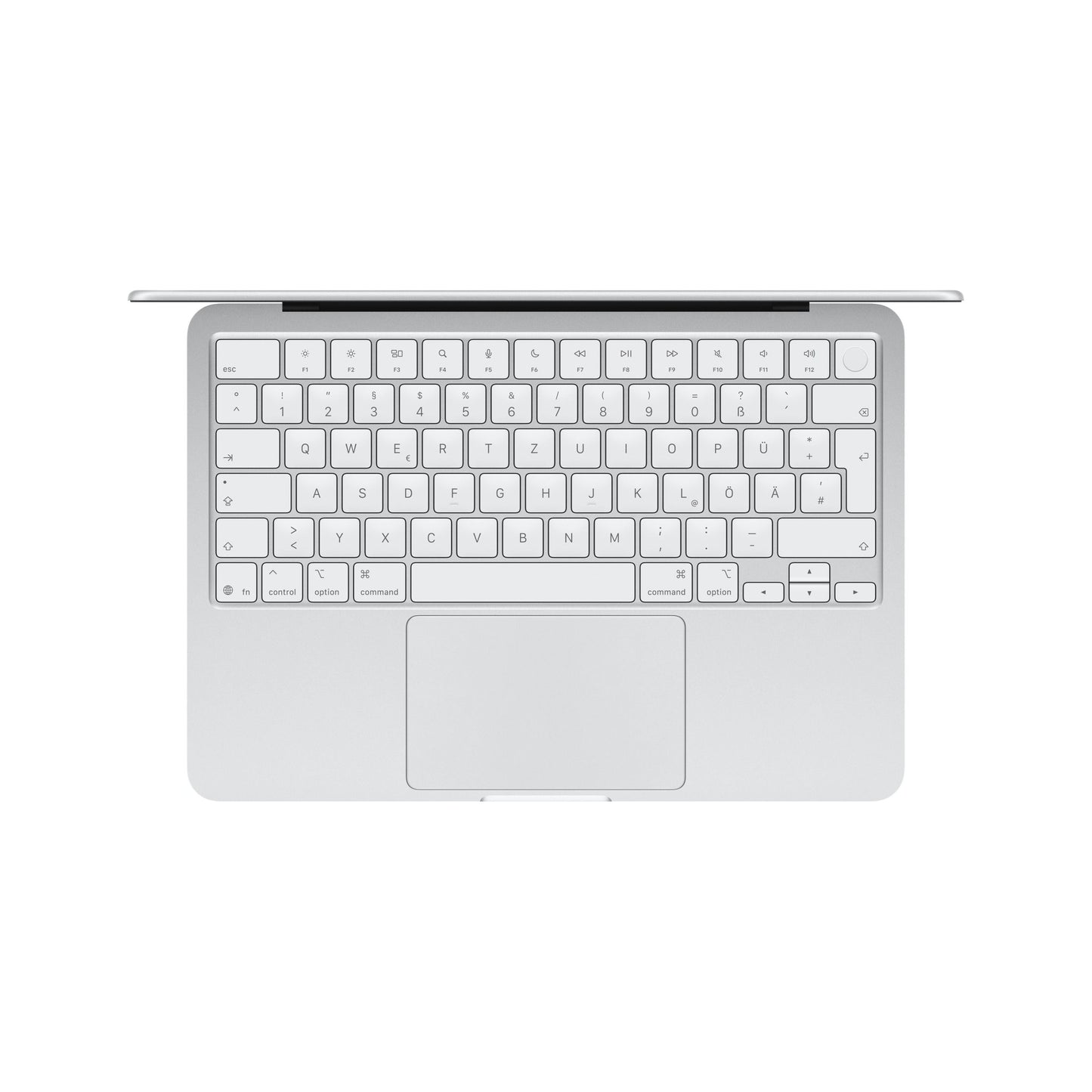 MacBook Neo 13 Zoll mit A18 Pro chip, 6-core CPU und 5-core GPU, 8GB, 512GB SSD, Touch ID, Silber