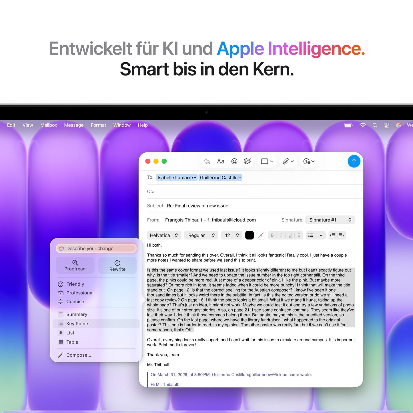 MacBook Neo 13 Zoll mit A18 Pro chip, 6-core CPU und 5-core GPU, 8GB, 512GB SSD, Touch ID, Silber