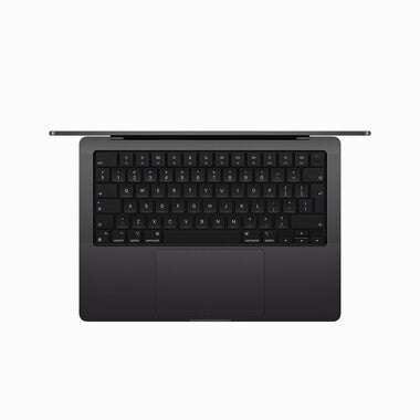 MacBook Pro 14 Zoll mit M3 Pro 11C CPU u 14C GPU, 18GB, 512GB SSD, space schwarz - gebraucht