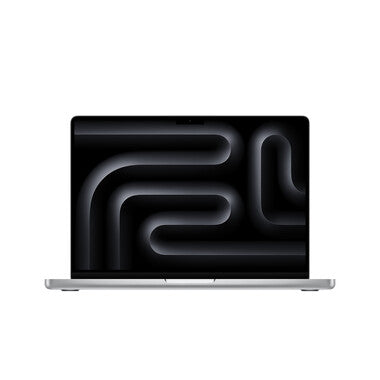 MacBook Pro 14 Zoll mit M3 8C CPU u 10C GPU, 8GB, 512GB SSD, silber - gebraucht