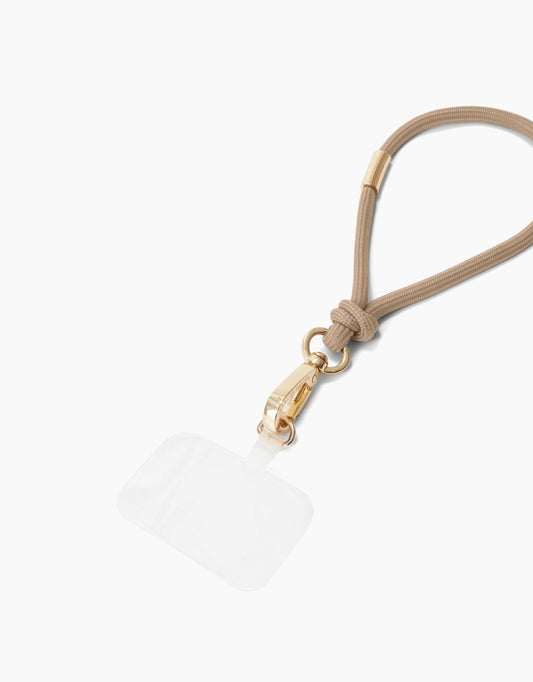 Ideal of Sweden Handy-Trageband mit Kordel - Beige - epos | Apple Premium Partner