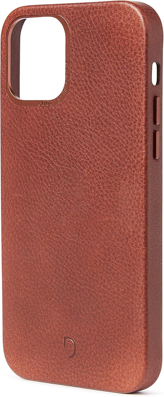 Decoded MagSafe Leder Back Cover für iPhone 12 mini, braun