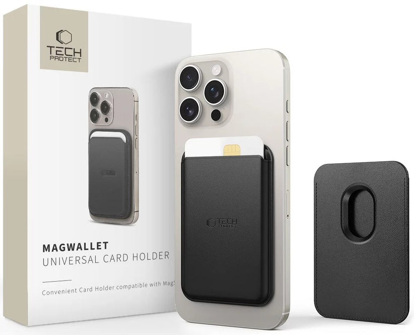 Tech Protect MagSafe Wallet - Schwarz 