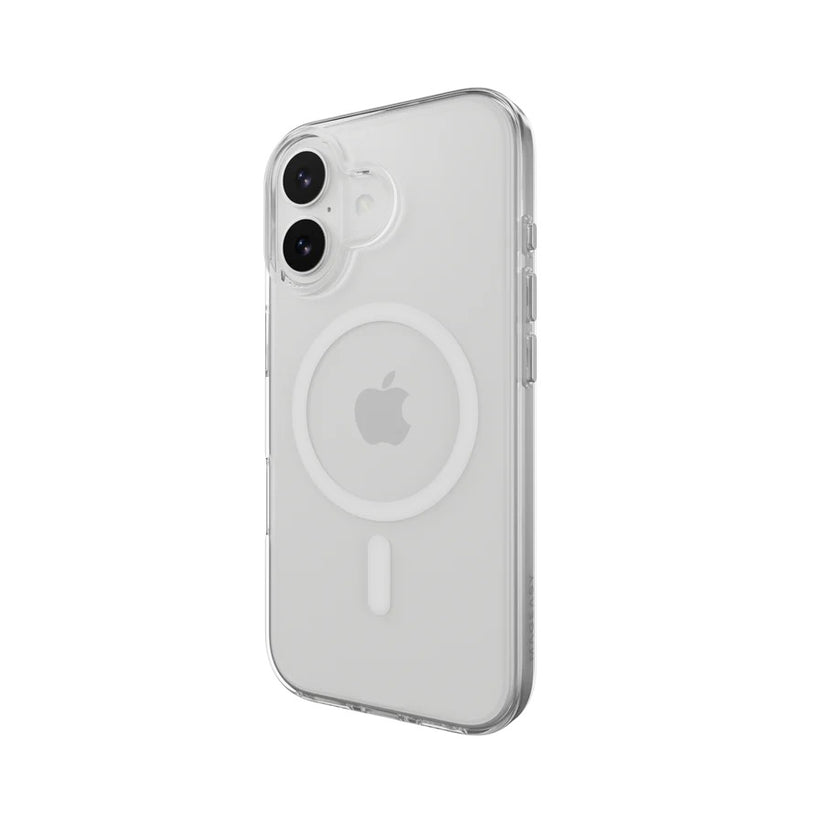 MagEasy iPhone 17 MagSafe Clear Case - weißer Magsafe - Ring - epos | Apple Premium Partner
