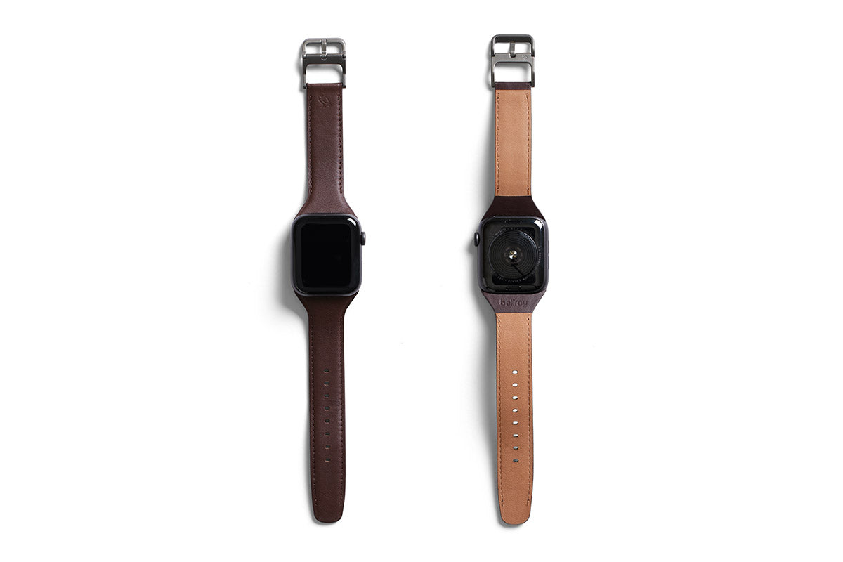 Bellroy Classic Watch Lederarmband (44-49mm) - Ganache