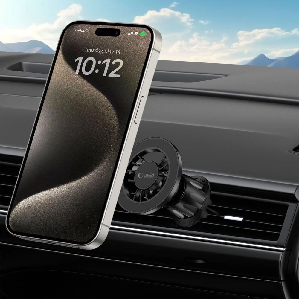 Tech-Protect N56 magnetische Autohalterung mit MagSafe für Lüftungsschlitze - schwarz