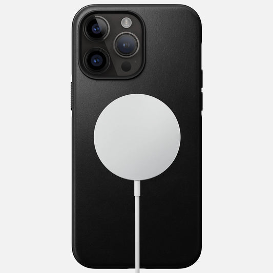 Nomad Modern Leather Case iPhone 14/15 Plus Black