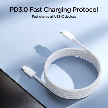 Joyroom USB-C auf USB-C 1m Kabel 60W USB 2.0
Weiß