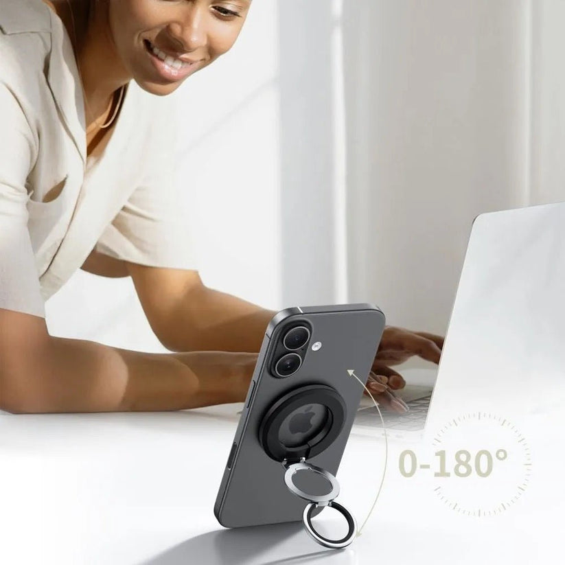 Tech Protect MagSafe iPhone Halter mit Standfunktion - Schwarz  