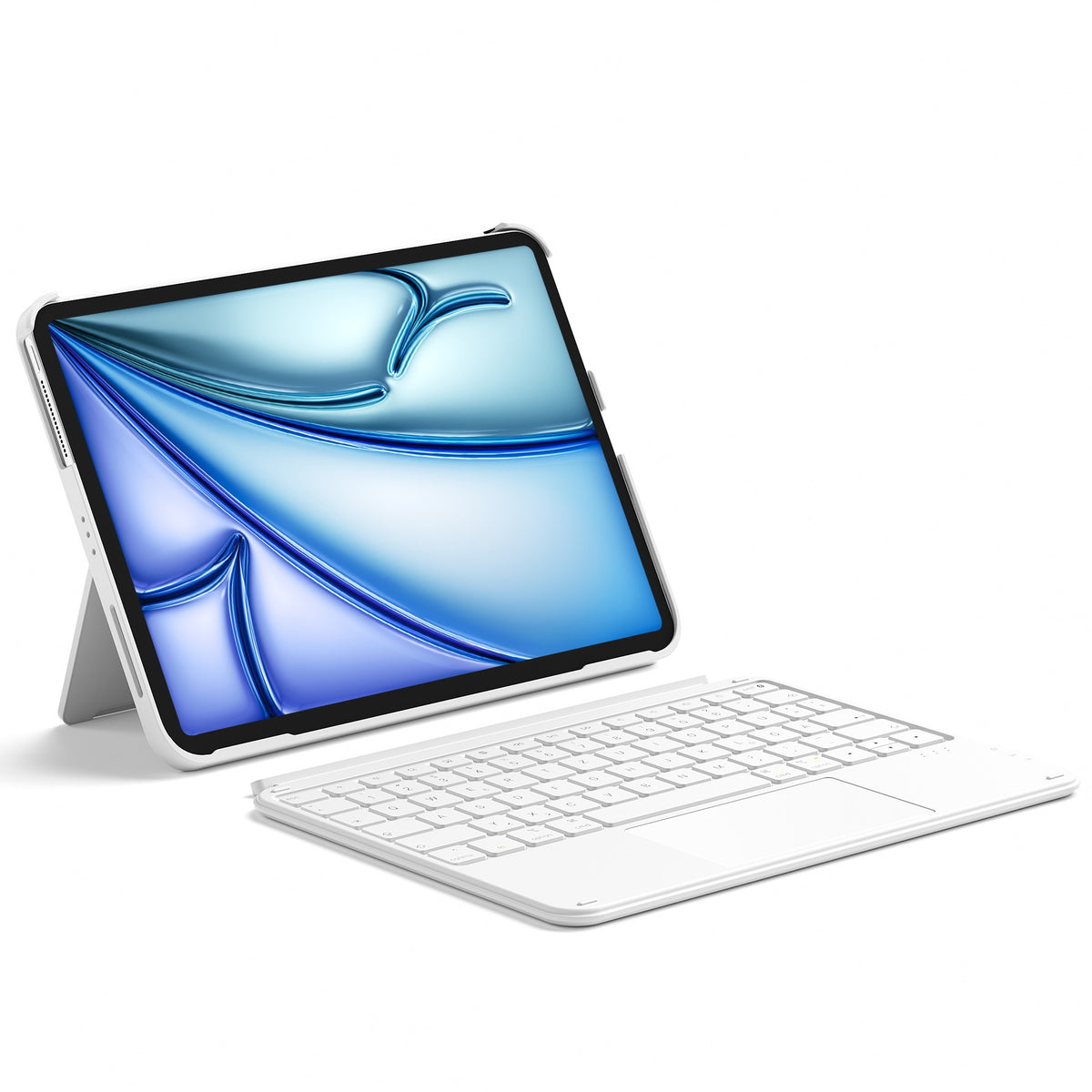 Inateck AceTouch Standard Keyboard mit Track-Pad iPad 2022-2026 / iPad Air 11“ 2020-2026 - Weiß
