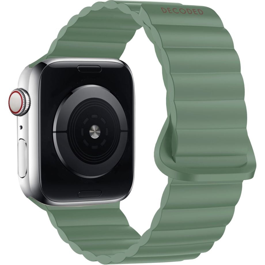 Decoded Silicone Magnet Traction Loop Strap                      (42mm alt)/44/45/46/49mm Grün