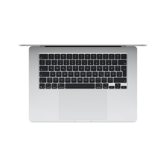MacBook Air 15 Zoll mit M4 Chip, 10-Core CPU und 10-Core GPU, 16GB, 512GB SSD, silber