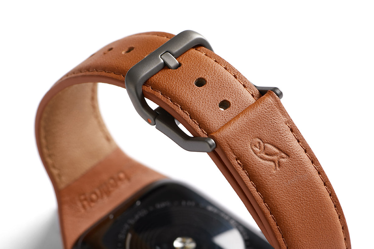 Bellroy Classic Watch Lederarmband (44-49mm) - Terracotta