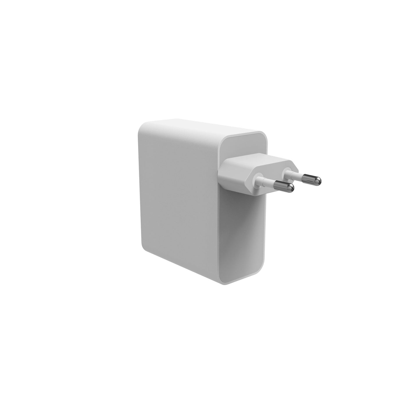 mophie PowerAdapter GaN USB-C Dual 100W - Weiß