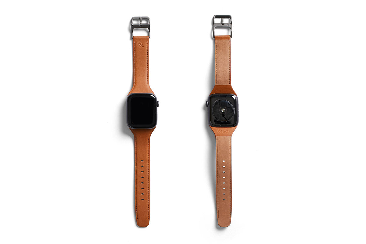 Bellroy Classic Watch Lederarmband (44-49mm) - Terracotta
