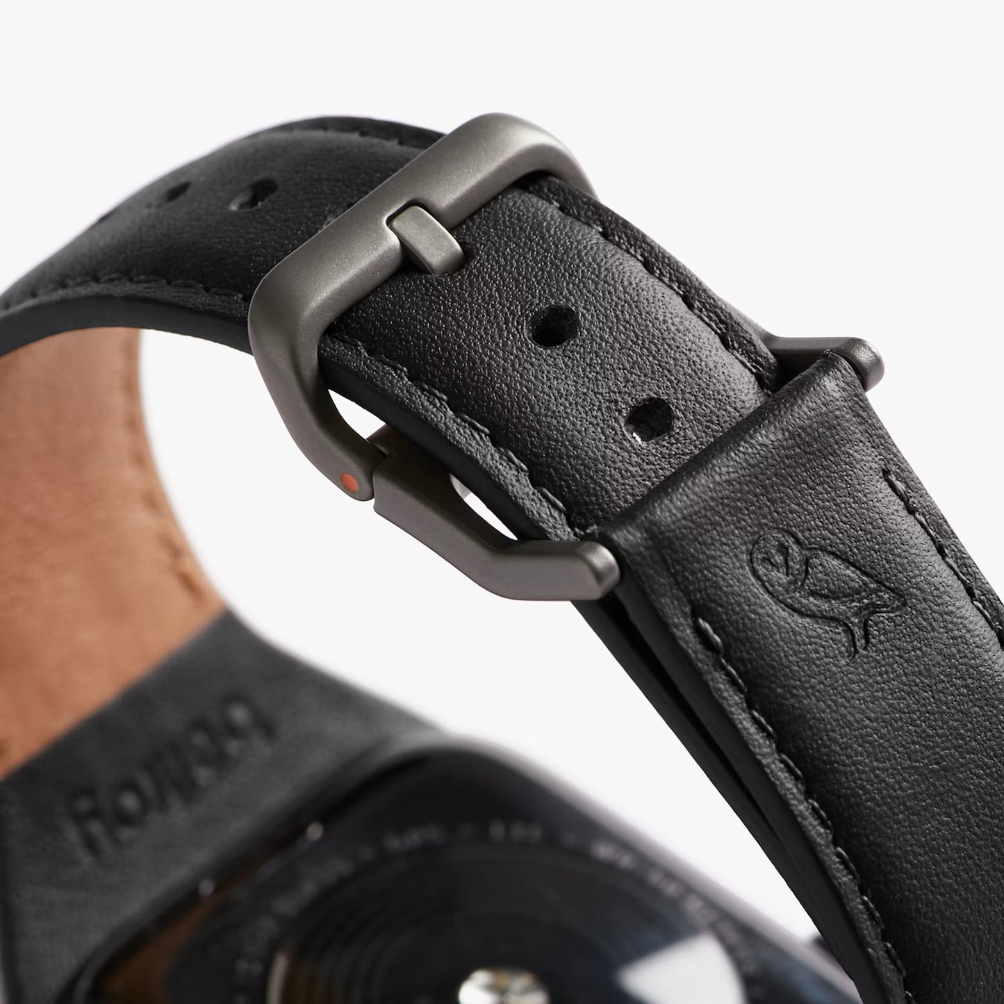 Bellroy Classic Watch Lederarmband (44-49mm) - Schwarz