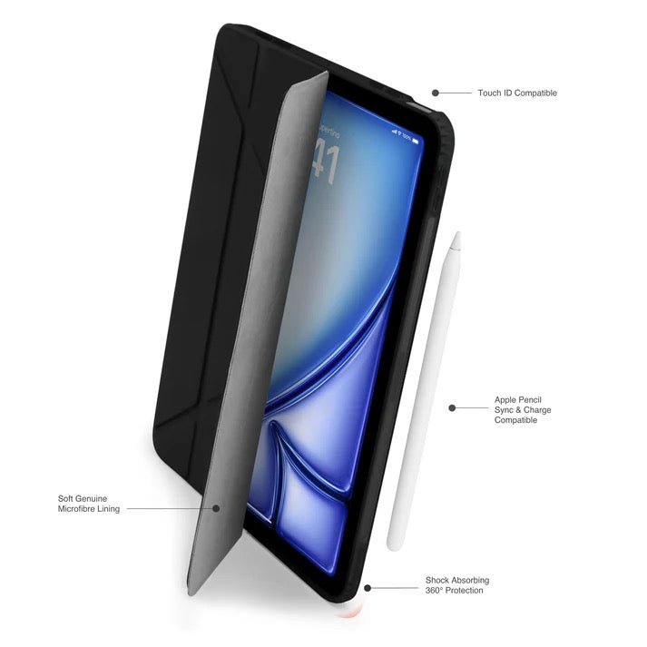 Pipetto Origami No1 Original Case für iPad Air 11“ - Black