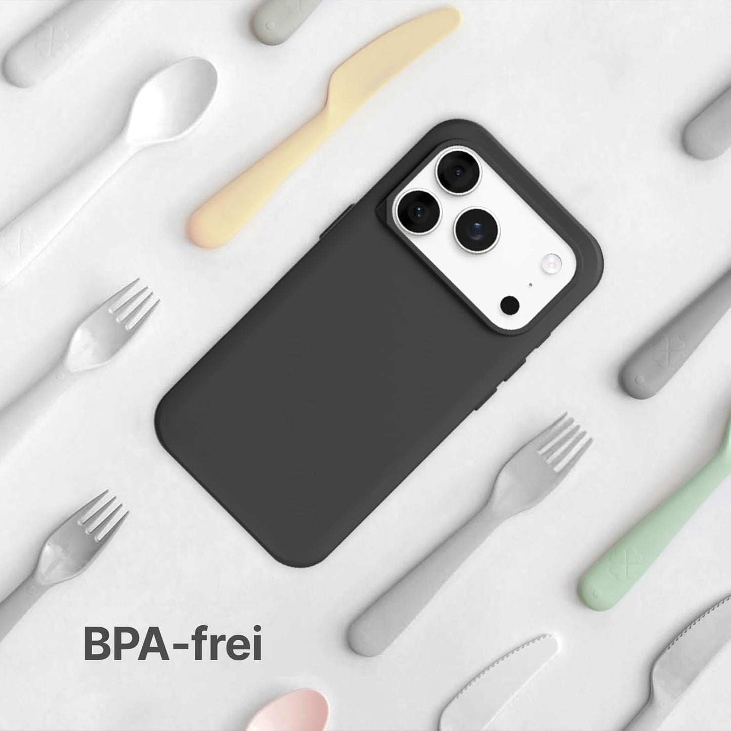 Rhinoshield SolidX Magsafe Silikon Case für iPhone 17 Pro Max - Schwarz