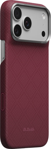 Pitaka Edge Case iPhone 17 Pro Max/18 Pro Max Burgundy Argyle