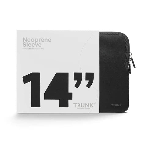 Trunk Neopren Sleeve für MacBook Pro 14 Zoll, schwarz